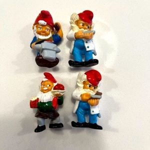 Vintage Kinder Surprise Dwarf Chefs Set